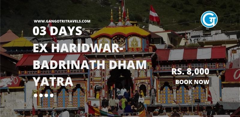 Book Badrinath Dham Yatra Package Ex Haridwar, Badrinath Yatra Tour Package - 3 Days/ 2 Night