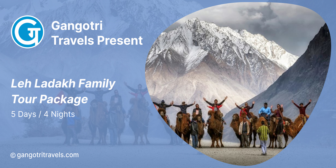 4 Nights 5 Days Leh Ladakh Family Tour Package at Lowest Rate